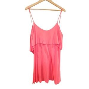 Blue Life Ruffle mini pink dress